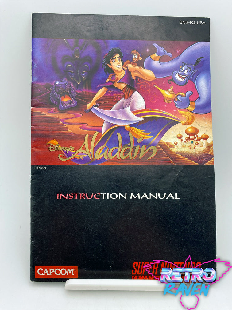 Aladdin - Super Nintendo Manual – Retro Raven Games