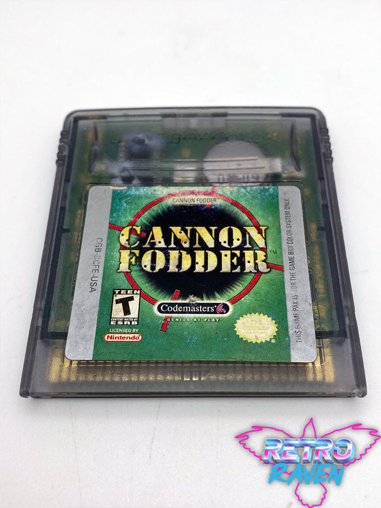 Cannon Fodder Game Boy Color Retro Raven Games