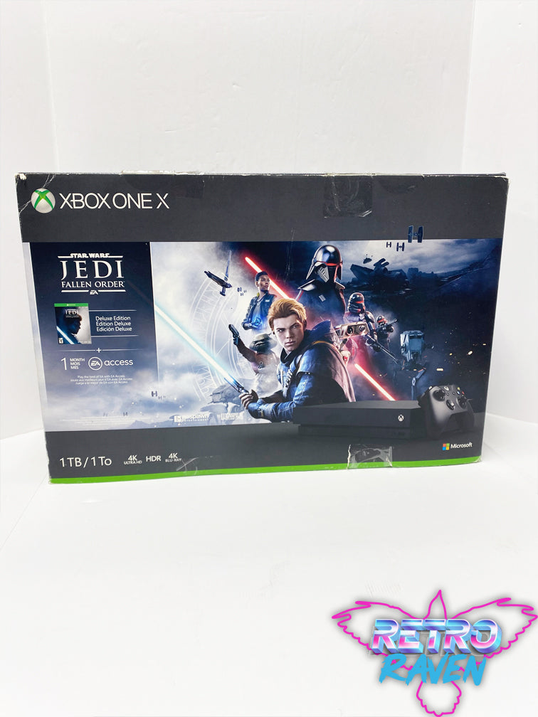 Xbox One X Console Fallen Order Bundle - 1TB - Complete – Retro Raven Games