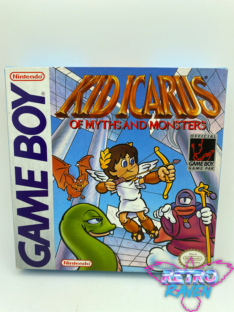 Kid Icarus Of Myths shops and Monsters with Manual Nintendo Gameboy