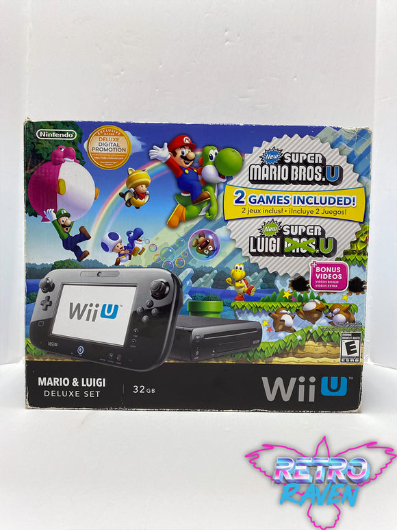 Wii U Console Deluxe 32GB: Mario & Luigi Edition - Complete
