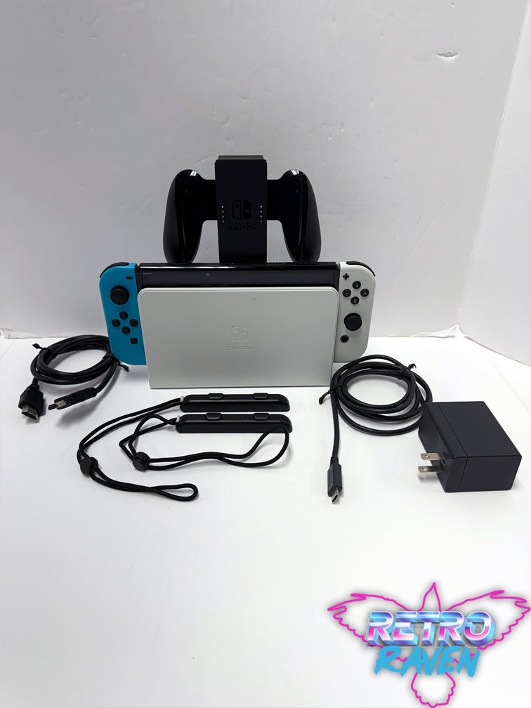 Nintendo Switch OLED Console - White – Retro Raven Games
