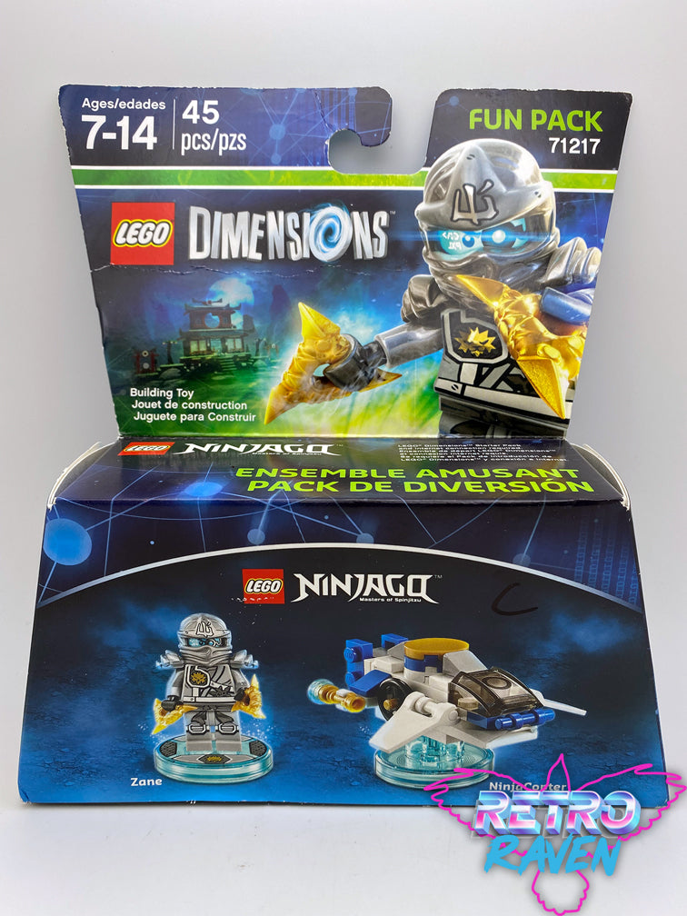 Lego Dimensions Zane Ninjago Fun Pack Retro Raven Games