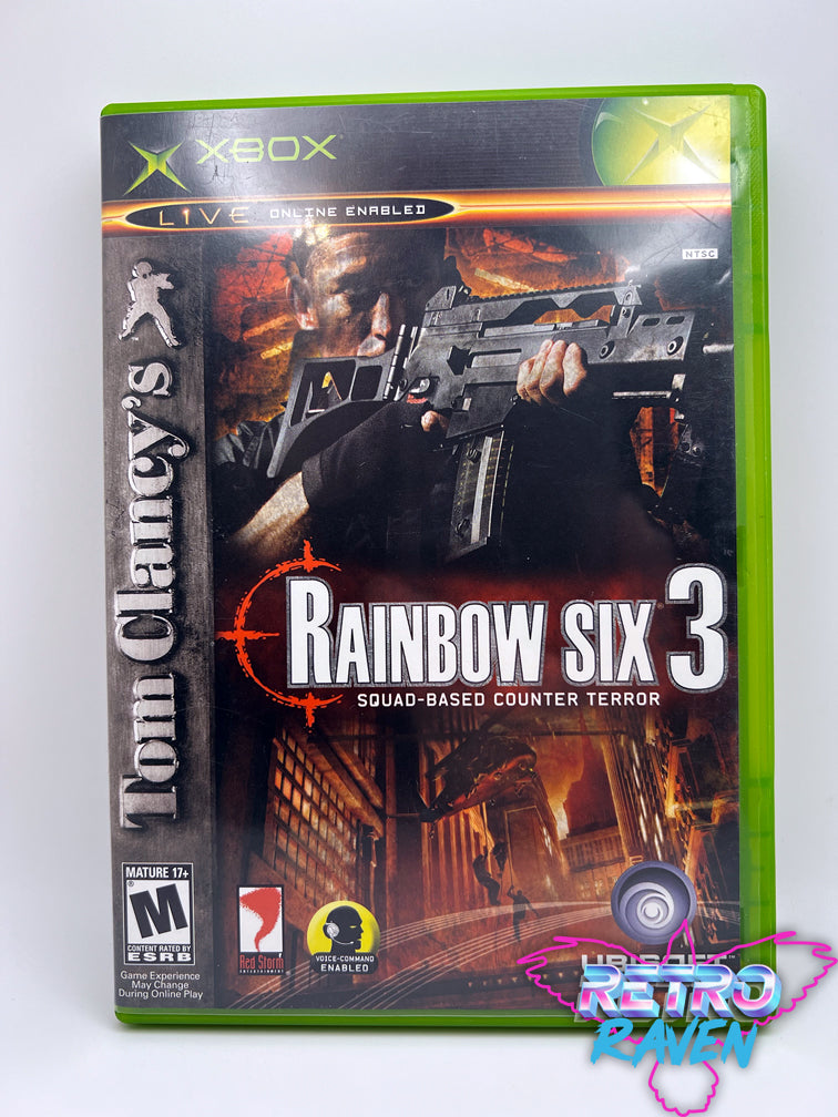 Jeu Xbox Rainbow Six 3 – Complet – Bon état – Année 2004 – Édition Basket ?