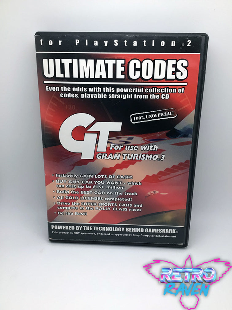 Ultimate Codes for Gran Turismo 3 - PlayStation 2 – Retro Raven Games