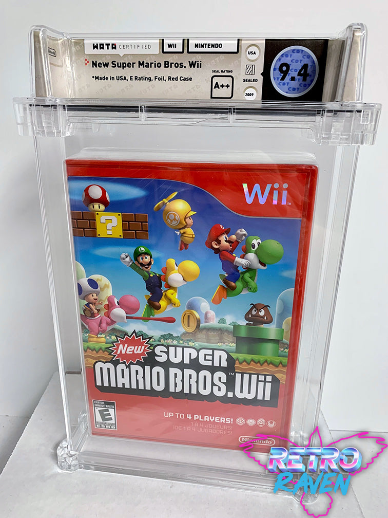 New Super Mario Wii (Wii) [Wata Graded, A++ Seal w/ Deep