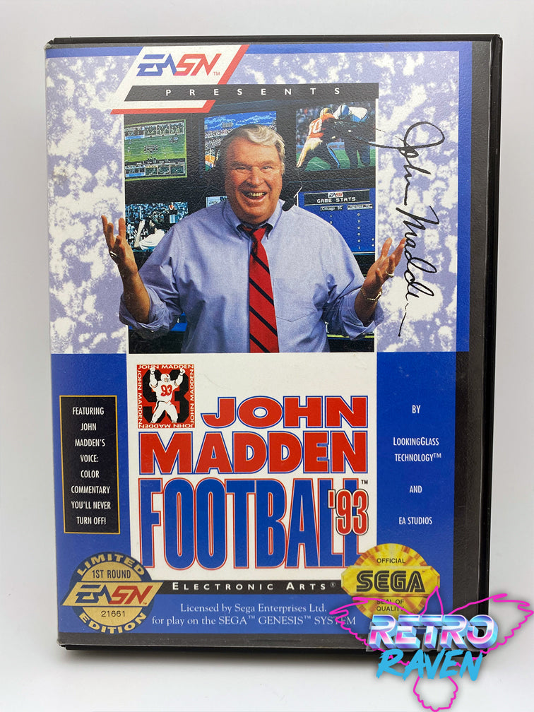 John Madden Football '93 - Sega Genesis - Complete – Retro Raven Games