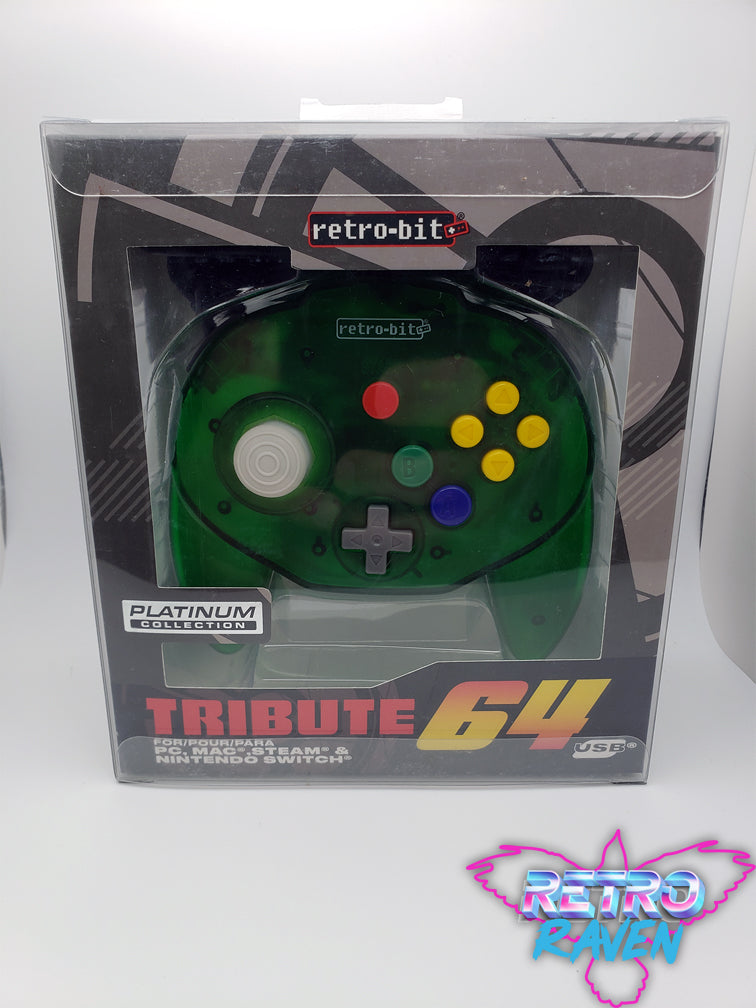 Bit Tribute 64 N64 Retro Bit Controller Used Retro-bit Tribute 64