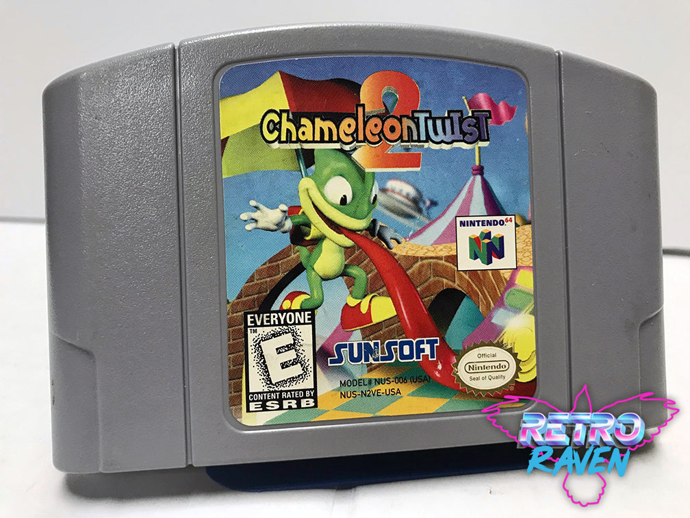 Chameleon Twist 2 for Nintendo 64 AUTHENTIC on sale - TESTED