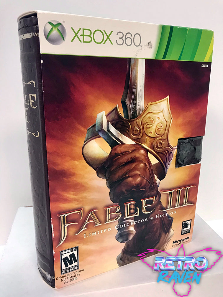 Fable III Edition Limitée Collector complet sur XBOX 360 FR TTBE Fable III Edition Limitée Collector complet sur XBOX 360 FR TTBE