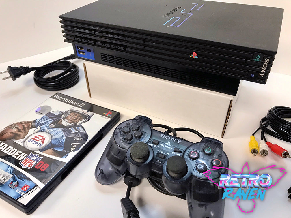 Restored Black PlayStation 2 PS2 Fat Console (Refurbished)