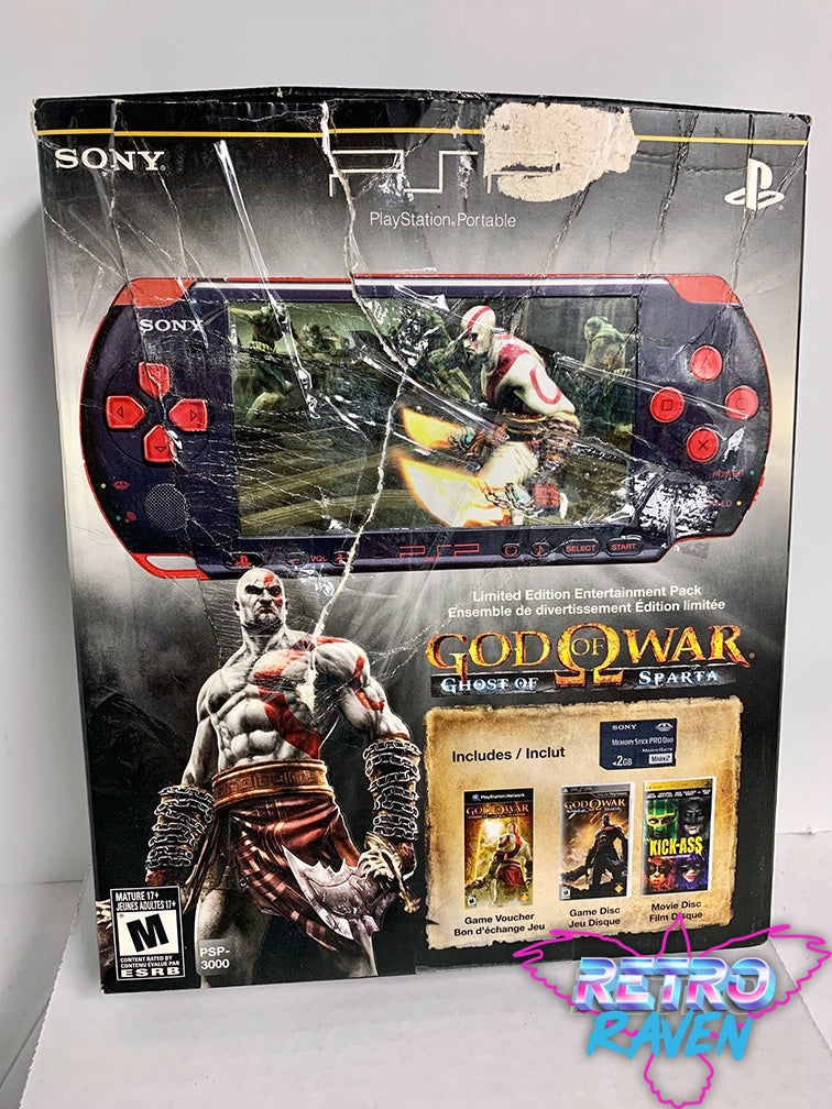 Playstation Portable (PSP) 3000 Limited Edition God Of Version Retro Raven Games