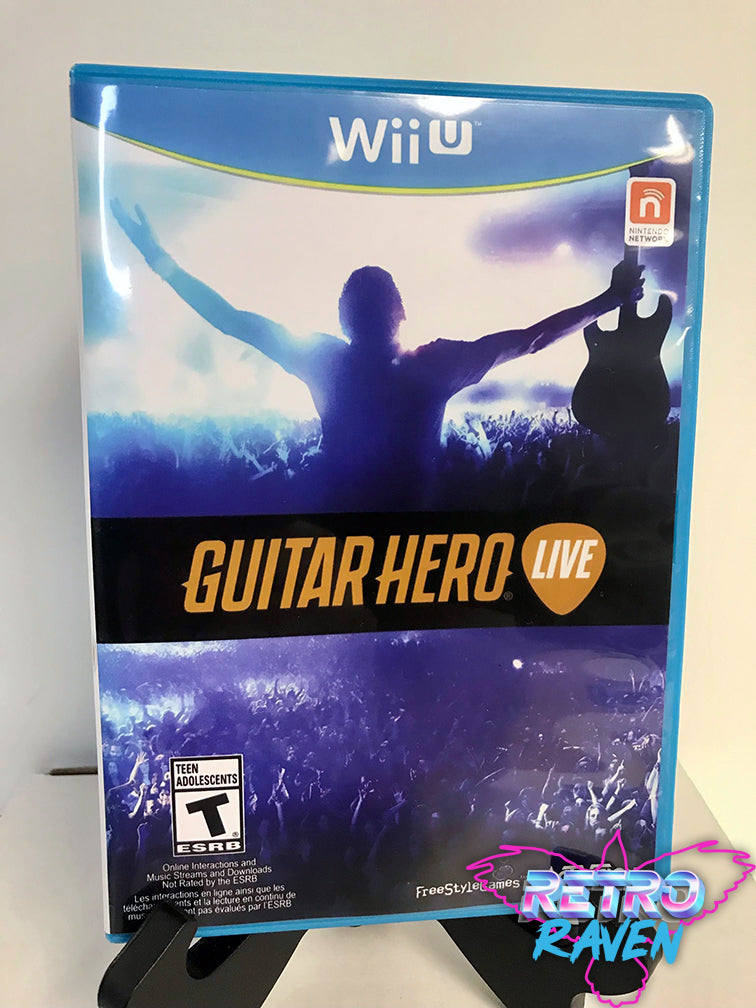 NINTENDO Wii Guitar Hero Live U Game & Guitar Bundle - New Open
