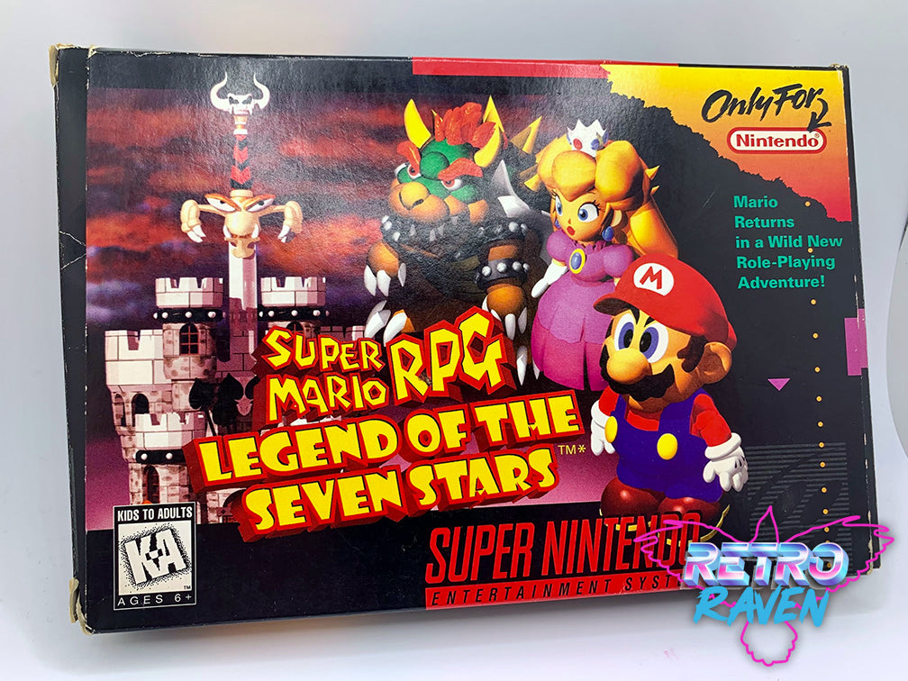 Super Mario RPG Legend of the Seven Stars Super Nintendo Complete
