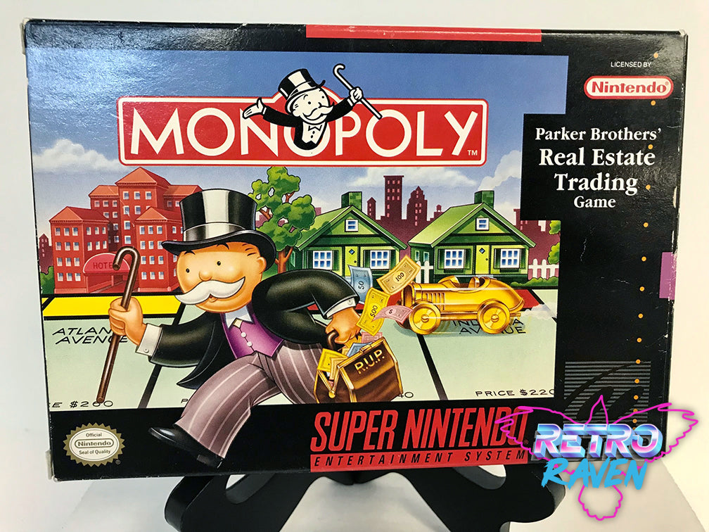 Monopoly Super Nintendo Complete – Retro Raven Games