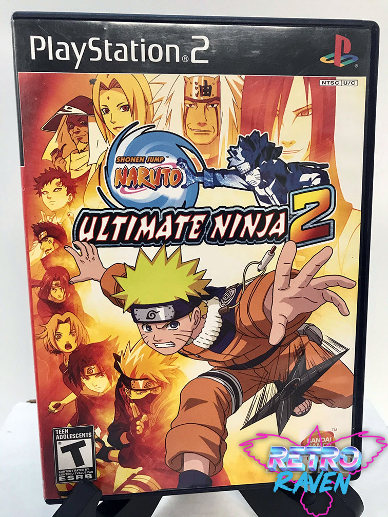 Naruto Ultimate Ninja (PlayStation 2, 2002) PS2 Black Label