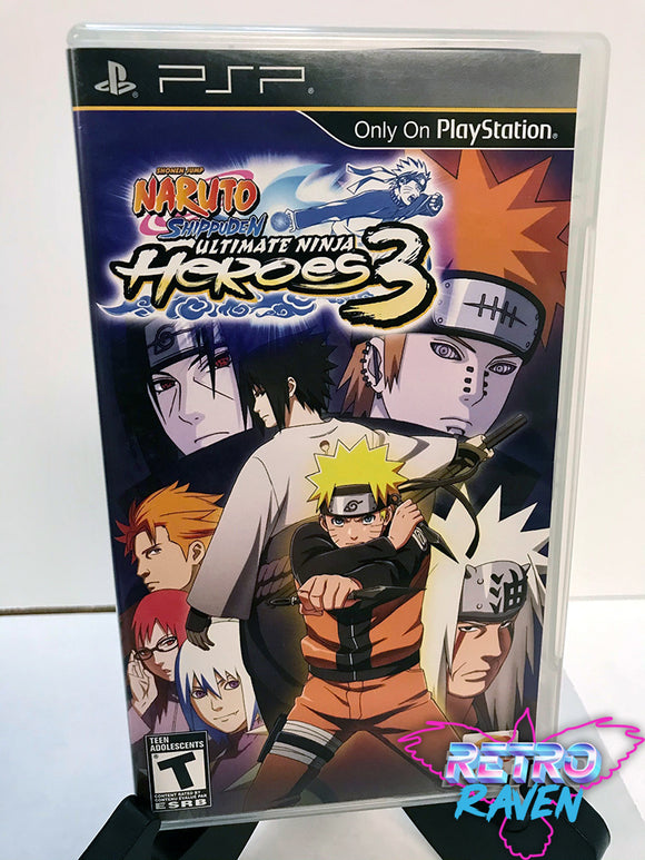 Naruto Shippuden: Ultimate Ninja Heroes 3 - Playstation Portable (PSP)