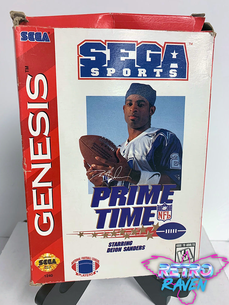 Prime Time NFL Football starring Deion Sanders Sega Genesis Comple