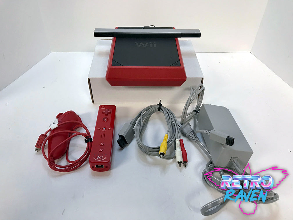 Red Nintendo Wii Mini Console Bundle Complete with Original Box & Mario  Kart Wii 