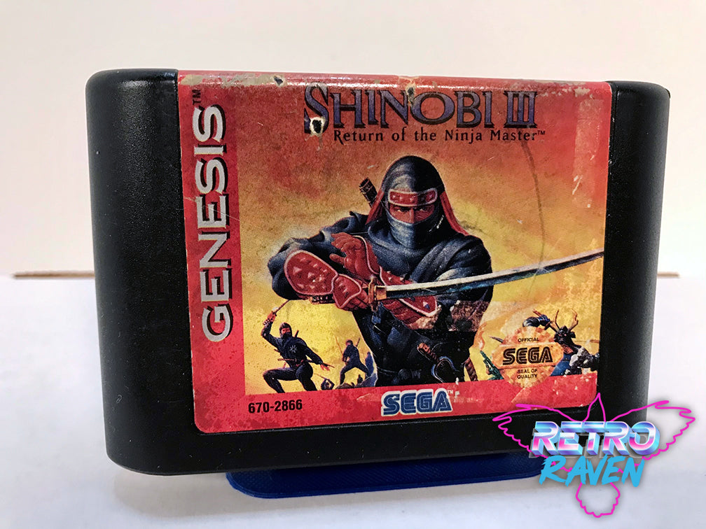 SEGA popular Genesis SHINOBI III 3 - Return of the Ninja Master game Complete