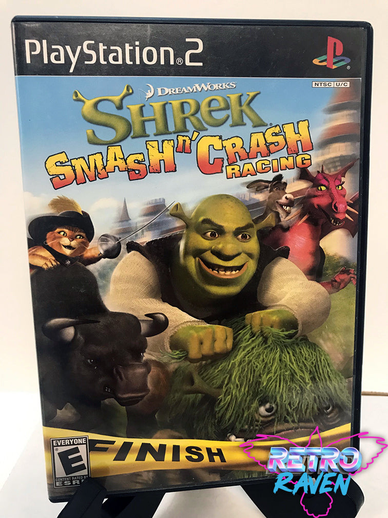 Shrek Smash N' Crash Racing - Playstation 2 Raven Games