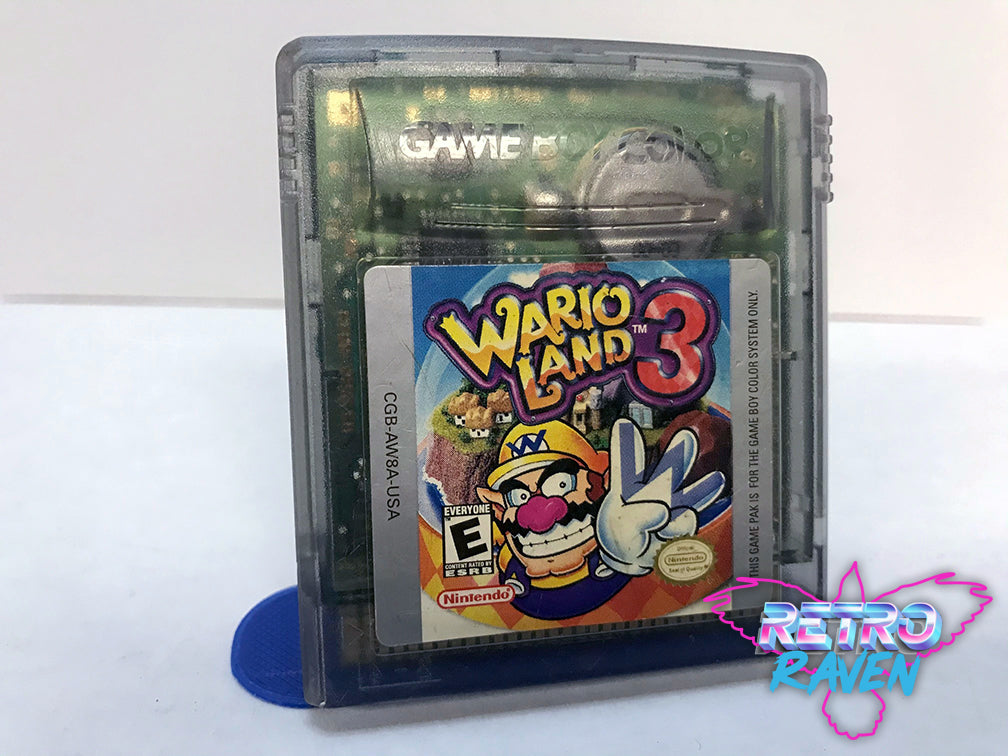 Jeu Game Boy Color Wario Land 3 - Version USA - État Correct (fonctionne) - Genre Stratégie/Aventure - Classification 3+