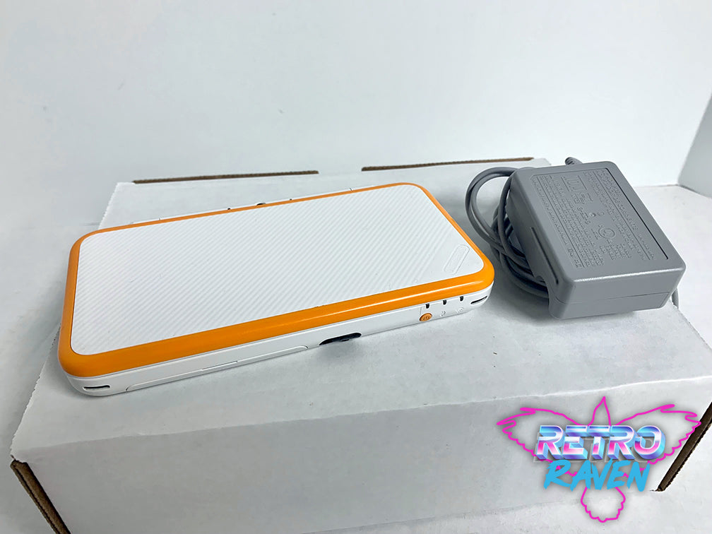 Xl White New Nintendo 2da Xl New Nintendo 2DS XL White Orange