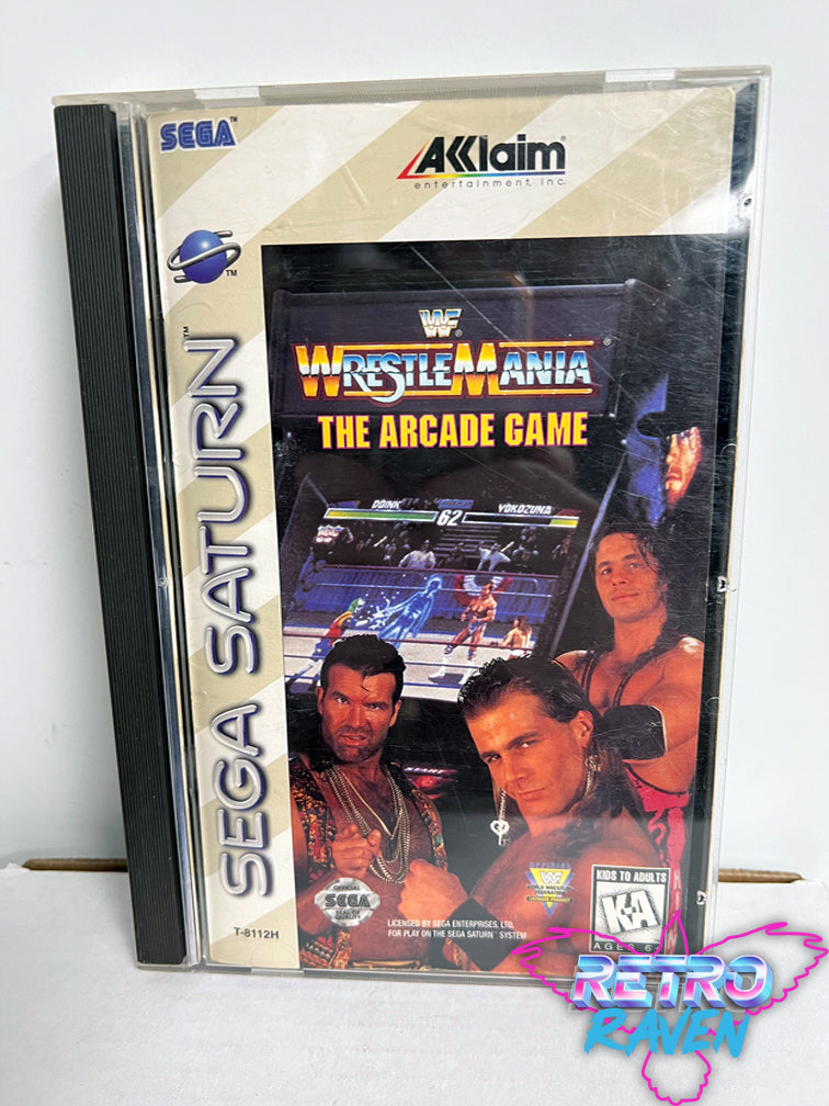 WWF WrestleMania the Arcade Game - Sega Saturn – Retro Raven Games