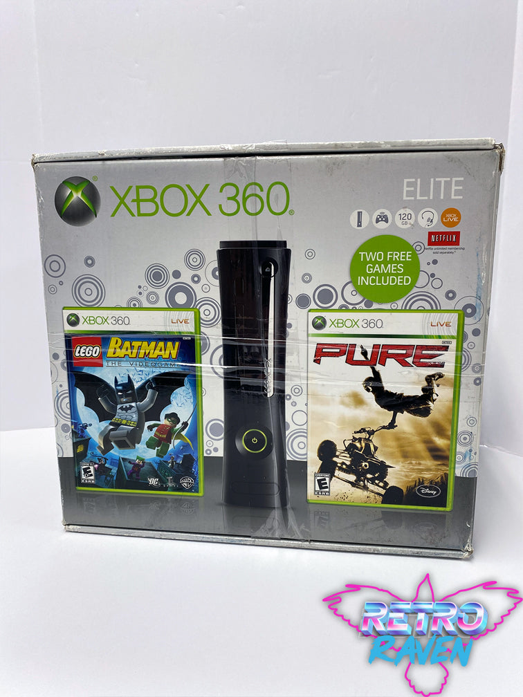 Xbox 360 Elite Console Black 120GB w/ Bonus Games Complete