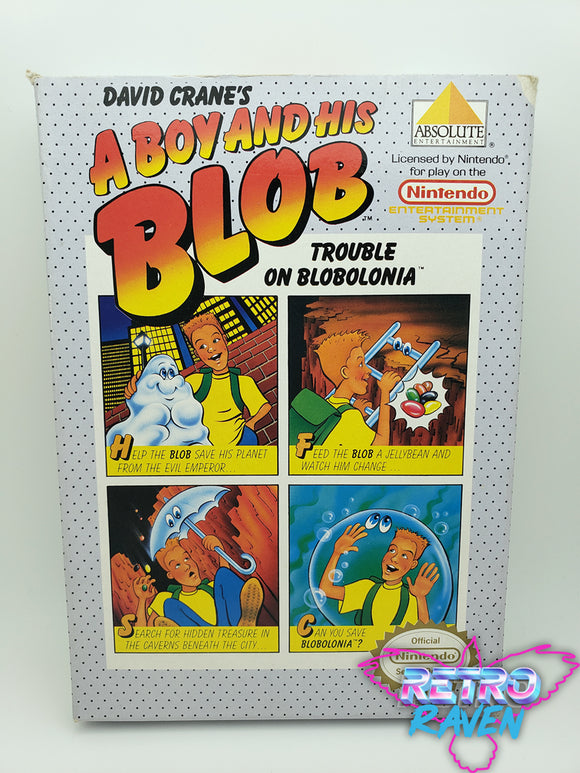 A Boy and His Blob: Trouble on Blobolonia - Nintendo NES - Complete