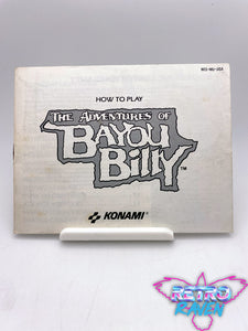 The Adventures of Bayou Billy - NES Manual