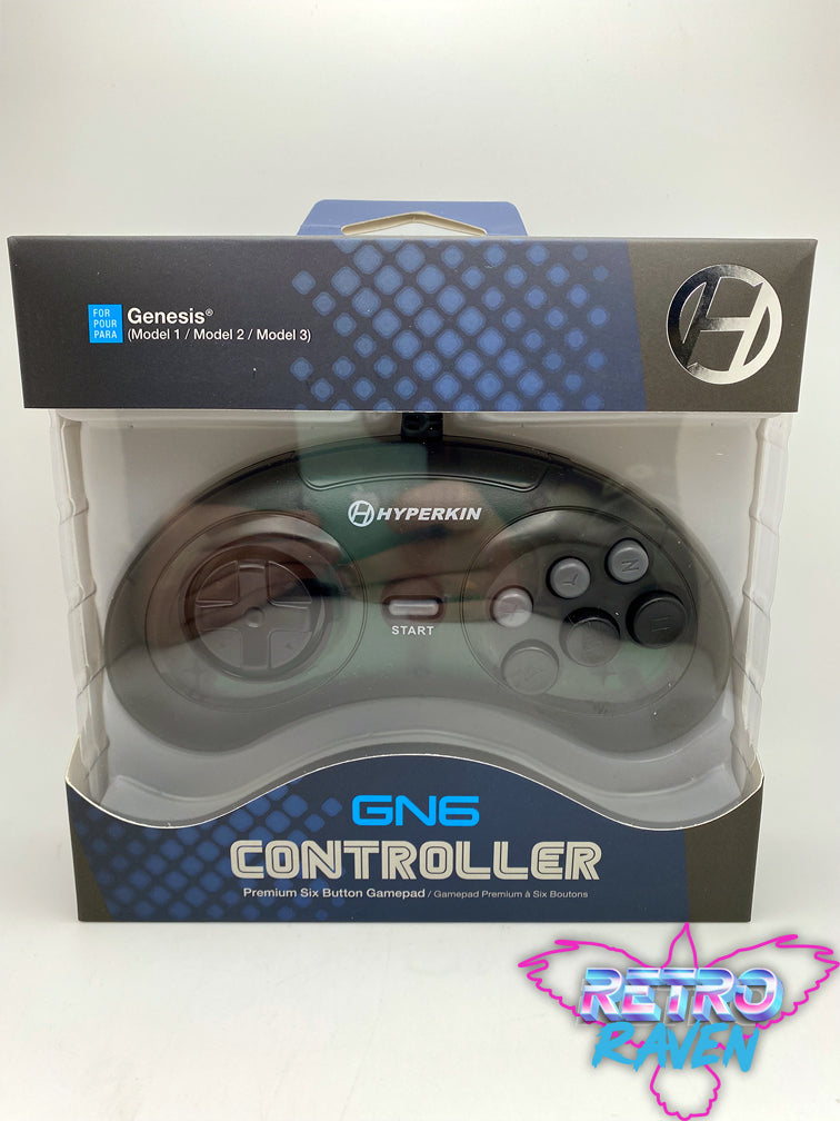 New GN6 Sega Genesis 6-Button Controller – Retro Raven Games