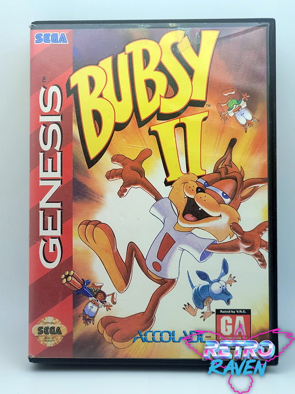 Bubsy II - Sega Genesis - Complete