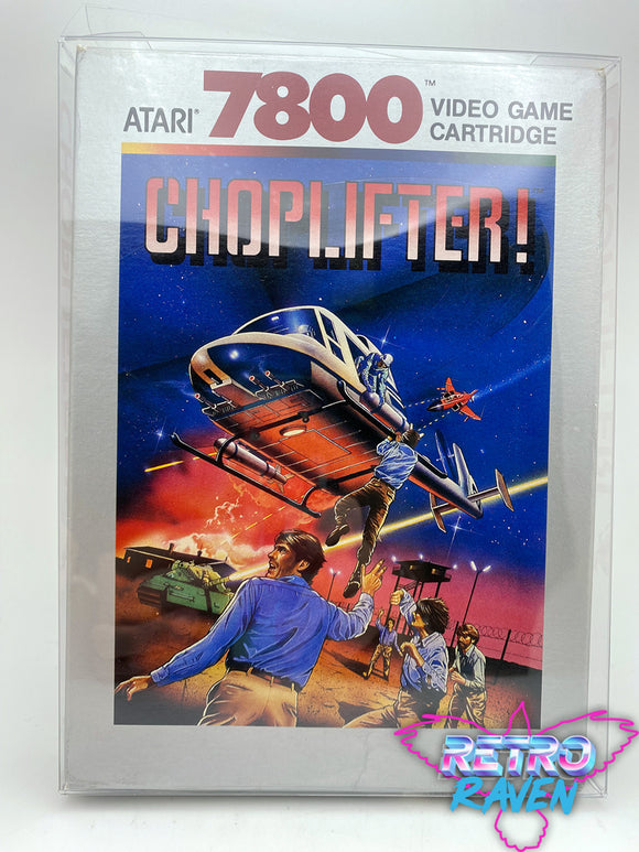 Très Rare Jeu Atari 7800 Complet En Boite PAL Choplifter Très Rare Jeu Atari 7800 Complet En Boite PAL Choplifter