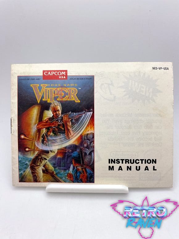 Code Name Viper - NES Manual