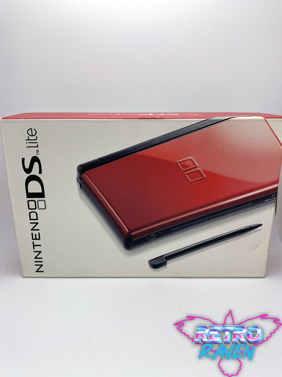 Nintendo DS Lite - Crimson & Black - Complete