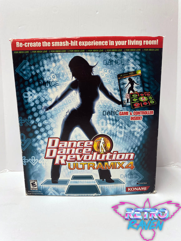 Dance Dance Revolution Ultramix 4 Dancepad Bundle - Original Xbox - Complete