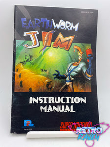 Earth Worm Jim - Super Nintendo Manual