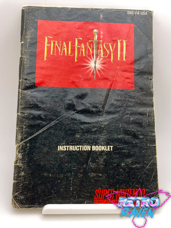 Final Fantasy II - Super Nintendo Manual