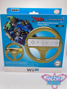 Hori Legend of Zelda Gold Mario Kart 8 Steering Wheel - Nintendo Wii U