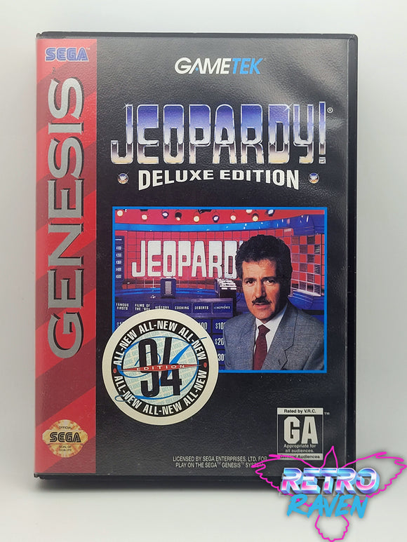 Jeopardy! Deluxe Edition - Sega Genesis - Complete