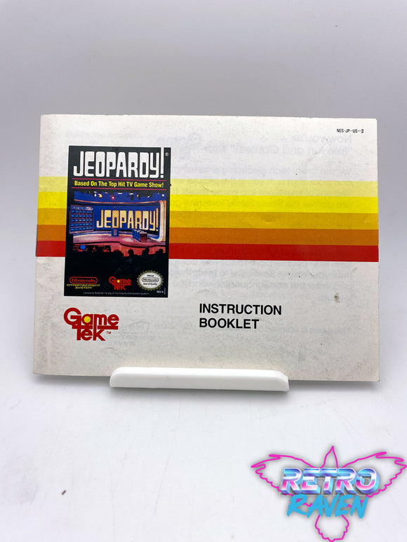 Jeopardy! - NES Manual