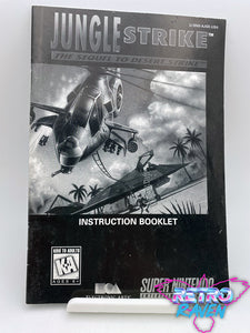 Jungle Strike - Super Nintendo Manual