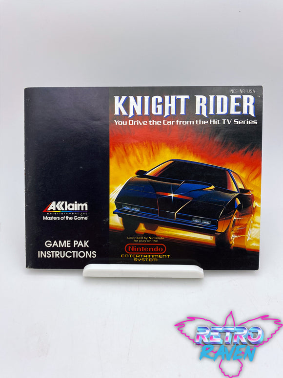 Knight Rider - NES Manual