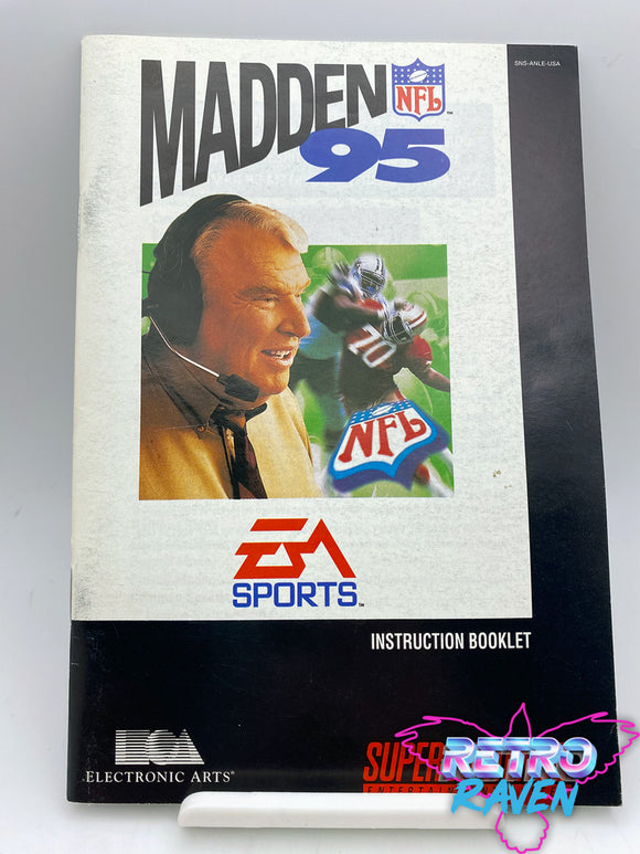 Madden 95 - Super Nintendo Manual