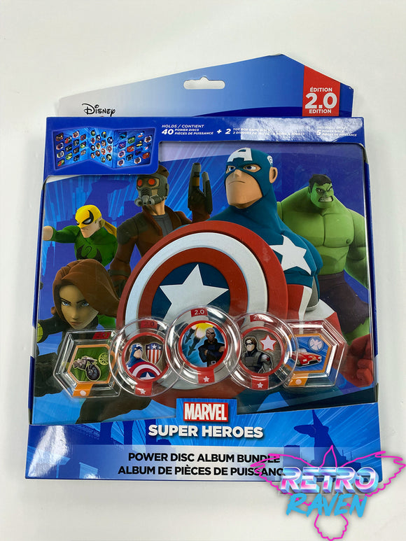 Disney Infinity Marvel Super Heroes Power Disc Album Bundle