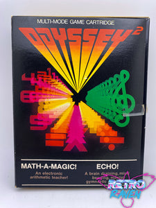 Math-A-Magic! / Echo! - Magnavox Odyssey 2 - Complete