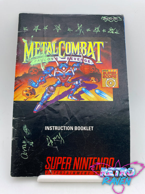 Metal Combat: Falcon's Revenge - Super Nintendo Manual