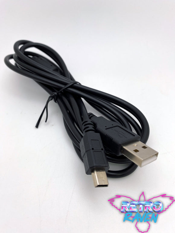 Mini Charging Cable for PS3 & Wii U
