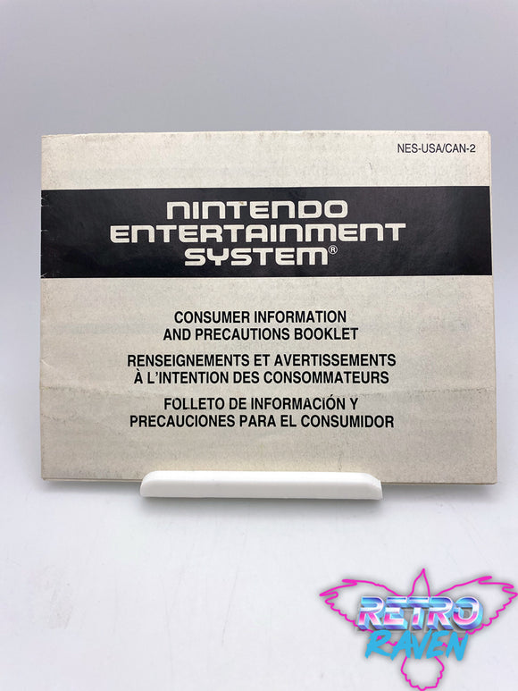 NES Console Manual - NES Manual